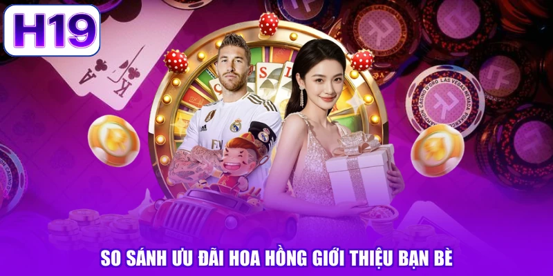 So sánh ưu đãi hoa hồng giới thiệu bạn bè
