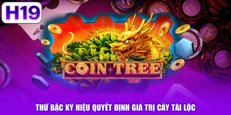 Thứ bậc ký hiệu quyết định giá trị cây tài lộc